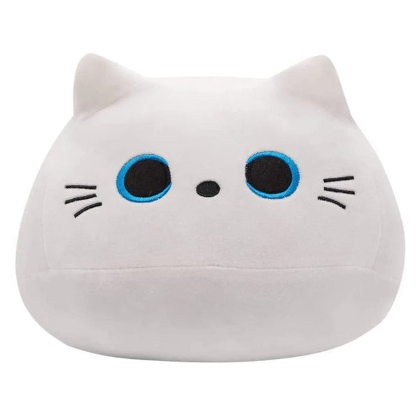 Planet Gates White-Blue / 30cm 10/30CM Cat Doll Small Pendant Cuddly Pillow Cushion Ins Black Cat Plush Toy Doll for Girl Gift Plushie Stuffed Toys
