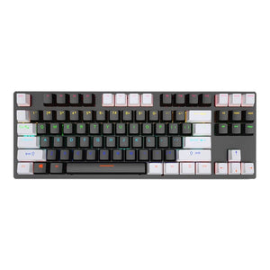 Planet Gates white / blue switch K620 Mini Backlit RGB Gaming Mechanical Keyboard Gamer Mechanic Kit 60 Percent DIY Custom PBT Keycap Hotswap Pink White USB PC