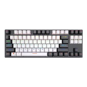 Planet Gates white / blue switch K620 Mini Backlit RGB Gaming Mechanical Keyboard Gamer Mechanic Kit 60 Percent DIY Custom PBT Keycap Hotswap Pink White USB PC