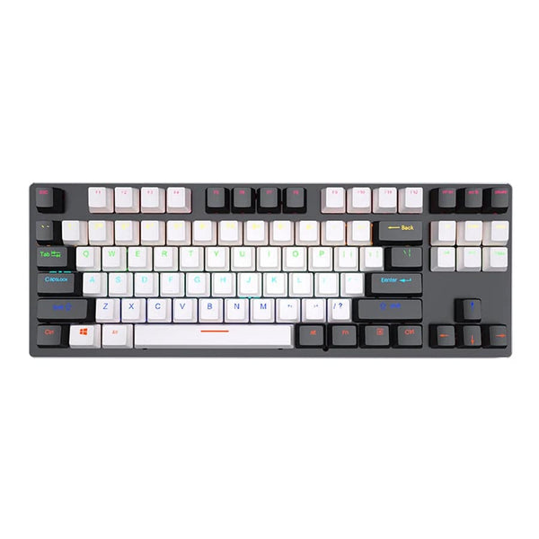 Planet Gates white / blue switch K620 Mini Backlit RGB Gaming Mechanical Keyboard Gamer Mechanic Kit 60 Percent DIY Custom PBT Keycap Hotswap Pink White USB PC