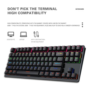 Planet Gates white / blue switch K620 Mini Backlit RGB Gaming Mechanical Keyboard Gamer Mechanic Kit 60 Percent DIY Custom PBT Keycap Hotswap Pink White USB PC