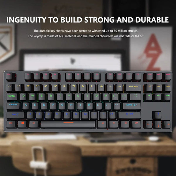 Planet Gates white / blue switch K620 Mini Backlit RGB Gaming Mechanical Keyboard Gamer Mechanic Kit 60 Percent DIY Custom PBT Keycap Hotswap Pink White USB PC