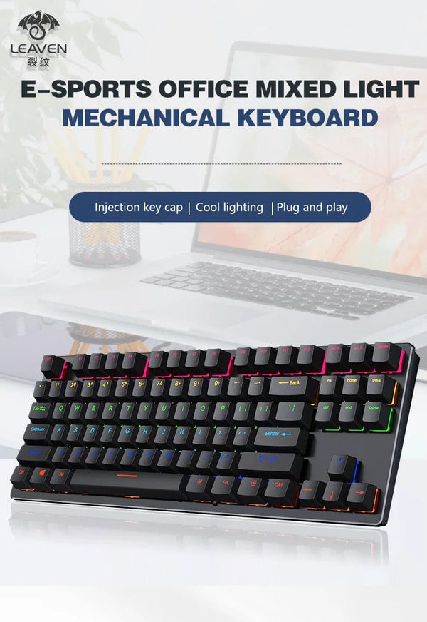 Planet Gates white / blue switch K620 Mini Backlit RGB Gaming Mechanical Keyboard Gamer Mechanic Kit 60 Percent DIY Custom PBT Keycap Hotswap Pink White USB PC