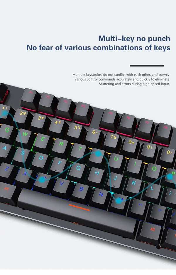 Planet Gates white / blue switch K620 Mini Backlit RGB Gaming Mechanical Keyboard Gamer Mechanic Kit 60 Percent DIY Custom PBT Keycap Hotswap Pink White USB PC