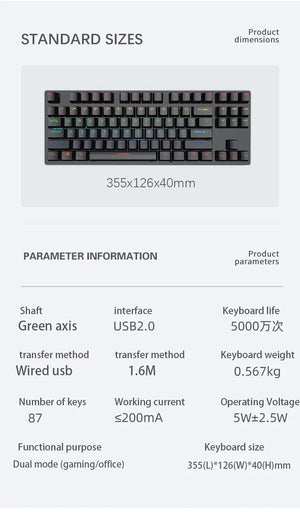 Planet Gates white / blue switch K620 Mini Backlit RGB Gaming Mechanical Keyboard Gamer Mechanic Kit 60 Percent DIY Custom PBT Keycap Hotswap Pink White USB PC