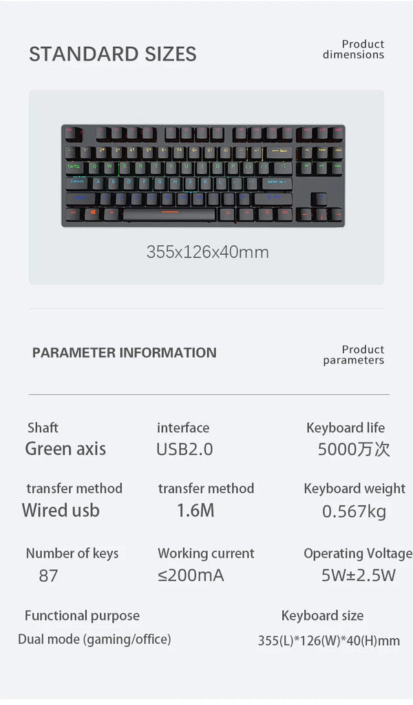 Planet Gates white / blue switch K620 Mini Backlit RGB Gaming Mechanical Keyboard Gamer Mechanic Kit 60 Percent DIY Custom PBT Keycap Hotswap Pink White USB PC