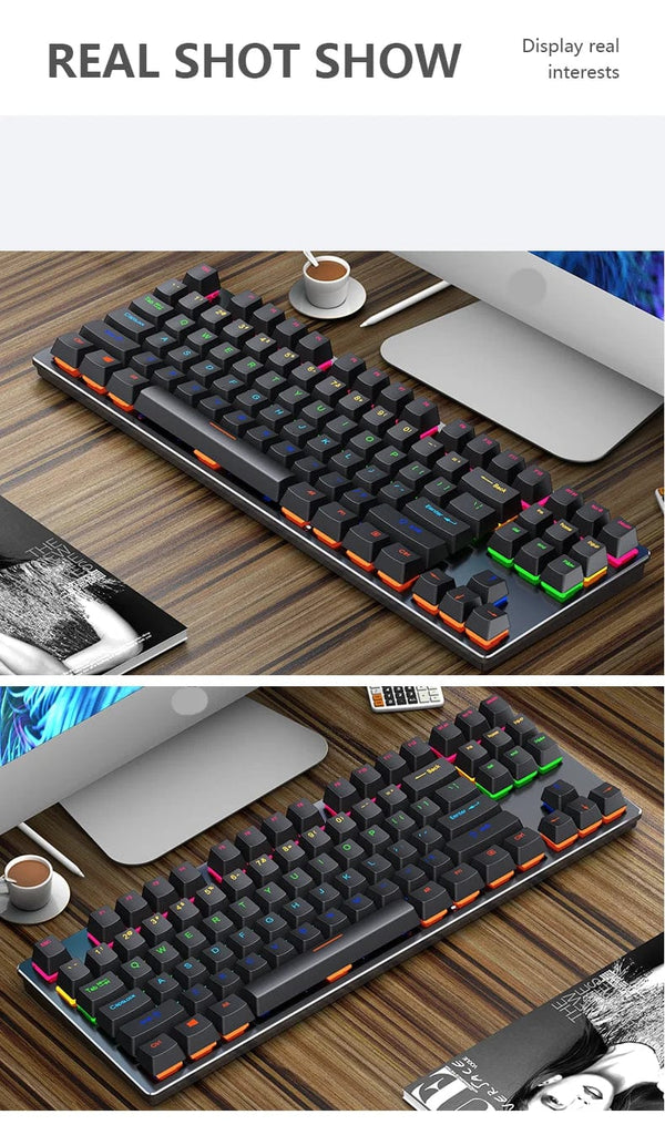 Planet Gates white / blue switch K620 Mini Backlit RGB Gaming Mechanical Keyboard Gamer Mechanic Kit 60 Percent DIY Custom PBT Keycap Hotswap Pink White USB PC