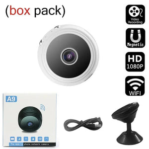 Planet Gates white box pack / 6V Mini A9 Cameras WiFi Wireless 1080p Vehicle Camera Voice Recorder Home Camcorder Security Surveillance Electronics