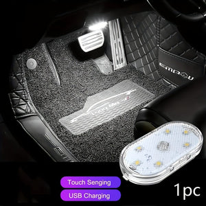 Planet Gates White Brighten Up Your Vehicle With This Rechargeable LED Car Touch Light, Perfect For Use In Cars, Trucks, And Van
