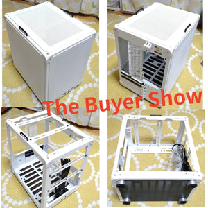 Planet Gates White C6 / CHINA JONSBO C6 MATX Mini ITX Case For PC Type-C ATX Power Portable Mini Desktop Mesh Chassis Computer PC Case 200-255mm Graphics Card