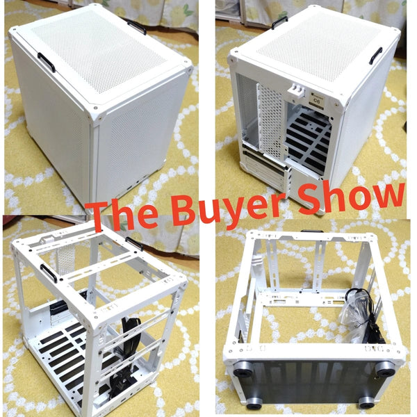 Planet Gates White C6 / CHINA JONSBO C6 MATX Mini ITX Case For PC Type-C ATX Power Portable Mini Desktop Mesh Chassis Computer PC Case 200-255mm Graphics Card