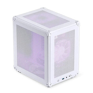 Planet Gates White C6 / CHINA JONSBO C6 MATX Mini ITX Case For PC Type-C ATX Power Portable Mini Desktop Mesh Chassis Computer PC Case 200-255mm Graphics Card