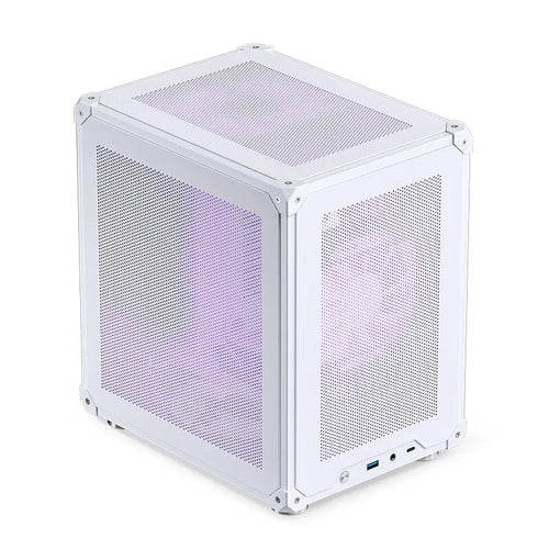 Planet Gates White C6 / CHINA JONSBO C6 MATX Mini ITX Case For PC Type-C ATX Power Portable Mini Desktop Mesh Chassis Computer PC Case 200-255mm Graphics Card