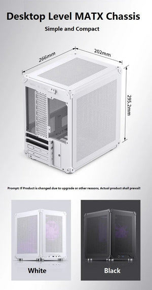 Planet Gates White C6 / CHINA JONSBO C6 MATX Mini ITX Case For PC Type-C ATX Power Portable Mini Desktop Mesh Chassis Computer PC Case 200-255mm Graphics Card