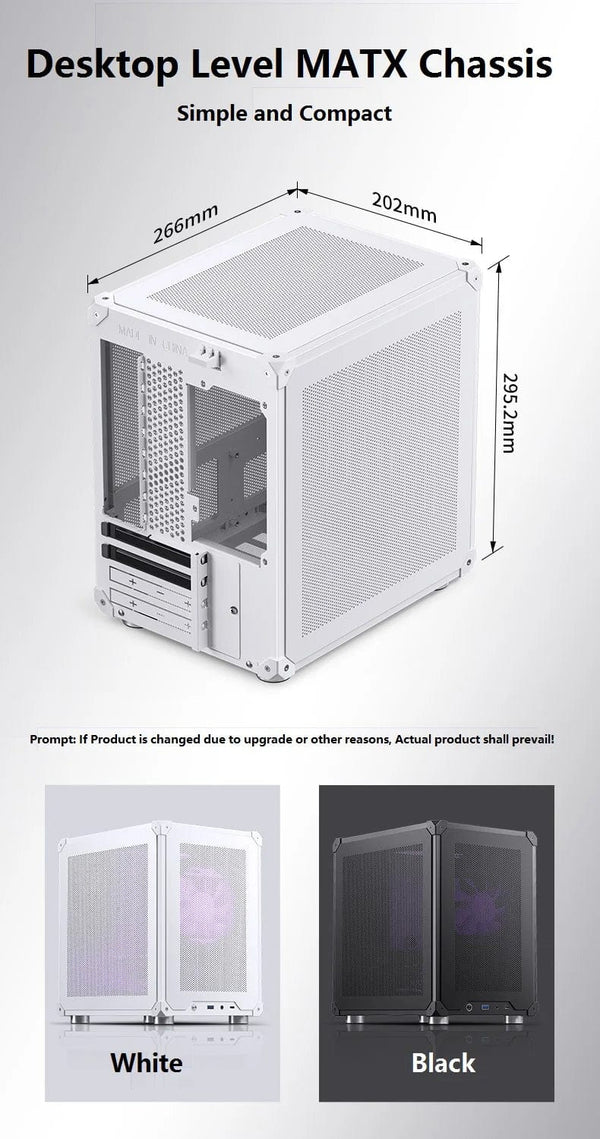 Planet Gates White C6 / CHINA JONSBO C6 MATX Mini ITX Case For PC Type-C ATX Power Portable Mini Desktop Mesh Chassis Computer PC Case 200-255mm Graphics Card