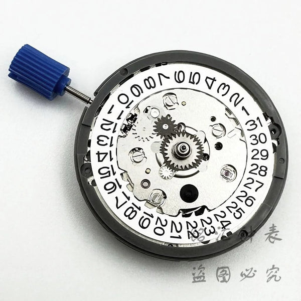 Planet Gates White Calendar 24 Jewels High Accuracy NH34 Mechanical Movement Winding NH34 Automatic Self-winding Stem Set
