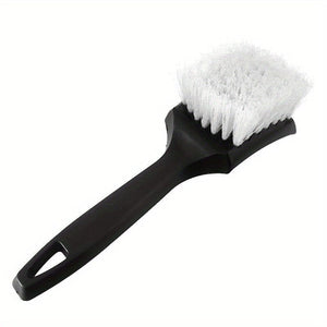 Planet Gates White Car Tire Rim Brush Wheel Hub Cleaning Brushes Car Wheels Detailing Cleaning Accessories Black White Tire Car Washing Tool