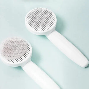 Planet Gates White Cat Comb Hair Removal Pet Magic Comb One Click Floating Hair Removal Cat Dog Universal Cleaning Beauty Supplies