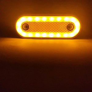 Planet Gates WHITE / CHINA / 5 Pieces 10pcs/5pcs 12V 24V Truck Side Marker Light LED Trailer Lights Reflector Van Clearance Lights For Scania For DAF truck For Isuzu