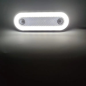 Planet Gates WHITE / CHINA / 5 Pieces 10pcs/5pcs 12V 24V Truck Side Marker Light LED Trailer Lights Reflector Van Clearance Lights For Scania For DAF truck For Isuzu