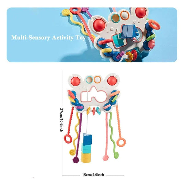 Planet Gates WHITE / CHINA Baby Montessori Toys Cube 0 6 12 Months Learning Shape Color Block Clock Kids Game Set with Puzzle Educational Gift