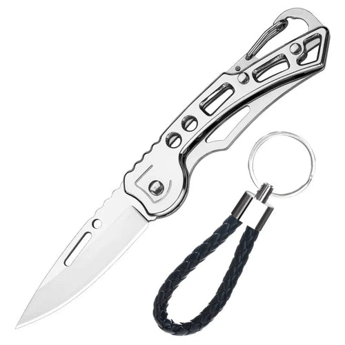 Planet Gates WHITE / CHINA Folding Pocket Knife Stainless Steel Survival Hunting Camping Fishing Portable Fruit Carrying Outdoor Tools Survival Hand Tools