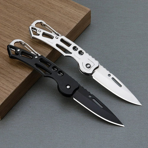 Planet Gates WHITE / CHINA Folding Pocket Knife Stainless Steel Survival Hunting Camping Fishing Portable Fruit Carrying Outdoor Tools Survival Hand Tools