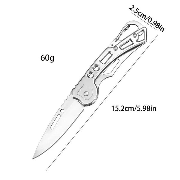 Planet Gates WHITE / CHINA Folding Pocket Knife Stainless Steel Survival Hunting Camping Fishing Portable Fruit Carrying Outdoor Tools Survival Hand Tools