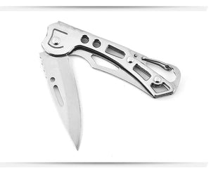 Planet Gates WHITE / CHINA Folding Pocket Knife Stainless Steel Survival Hunting Camping Fishing Portable Fruit Carrying Outdoor Tools Survival Hand Tools