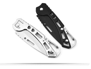 Planet Gates WHITE / CHINA Folding Pocket Knife Stainless Steel Survival Hunting Camping Fishing Portable Fruit Carrying Outdoor Tools Survival Hand Tools