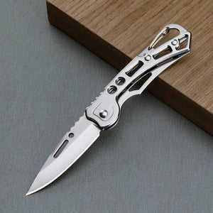 Planet Gates WHITE / CHINA Folding Pocket Knife Stainless Steel Survival Hunting Camping Fishing Portable Fruit Carrying Outdoor Tools Survival Hand Tools