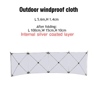 Planet Gates White / CHINA Folding Windproof Shield Outdoor Camping Windshield Gas Stove Burner Windscreen Shelter Wind Picnic Camping Large Panel