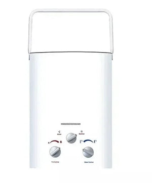 Planet Gates White / CHINA LPG Propane Gas Tankless Water Heater 6L Outdoor Camping Instant Bath With Shower Head Hot Water Heater Boiler Car Truck Tent