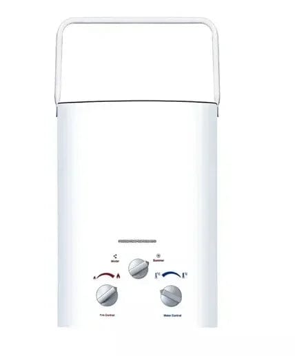 Planet Gates White / CHINA LPG Propane Gas Tankless Water Heater 6L Outdoor Camping Instant Bath With Shower Head Hot Water Heater Boiler Car Truck Tent