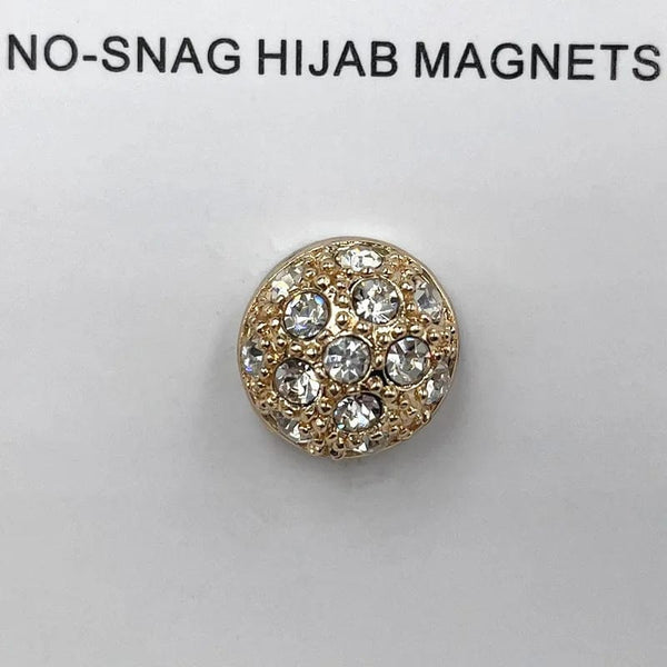 Planet Gates White / CHINA Premium 1 Pair Triangle Strong Magnet Hijabs Clip Accessories Muslim Women's Safety No Hole Fixed Turban Scarf Pins Brooches