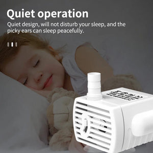 Planet Gates White / CHINA ROJECO Water Pump For Auto Cat Water Fountain Accessories Pet Drinking Fountain Water Pump For Cat Drinker Dispenser Replacement