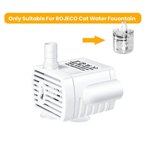 Planet Gates White / CHINA ROJECO Water Pump For Auto Cat Water Fountain Accessories Pet Drinking Fountain Water Pump For Cat Drinker Dispenser Replacement