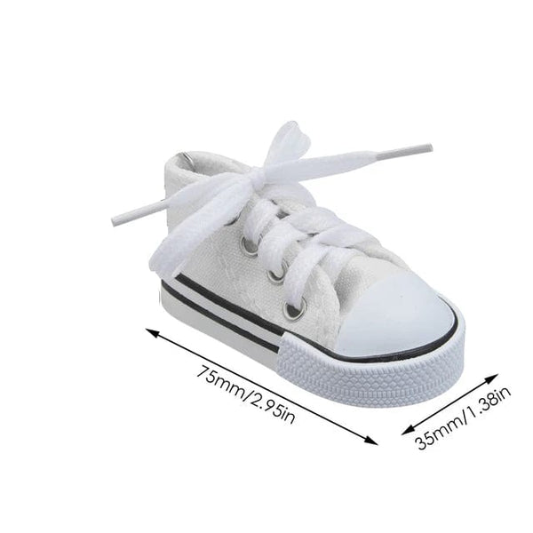 Planet Gates WHITE Creative Tripod Cover for Motorcycle Bicycle Side Shoe Shape Foot Support Electric Bike Tripod Decor Mini Shoes