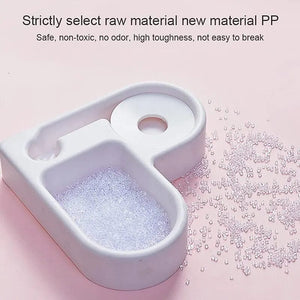 Planet Gates WHITE Dog and Water Dispenser Small and Medium Sized Dog and Food Basin Bowl Automatic Water Dispenser Pet Products