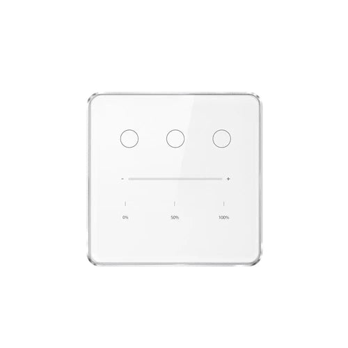 Planet Gates White EU type Zemismart Tuya Zigbee Smart Dimmer Switch 3 Gang Smart Life APP Remote Control US EU Standard Light Switch Percentage Control