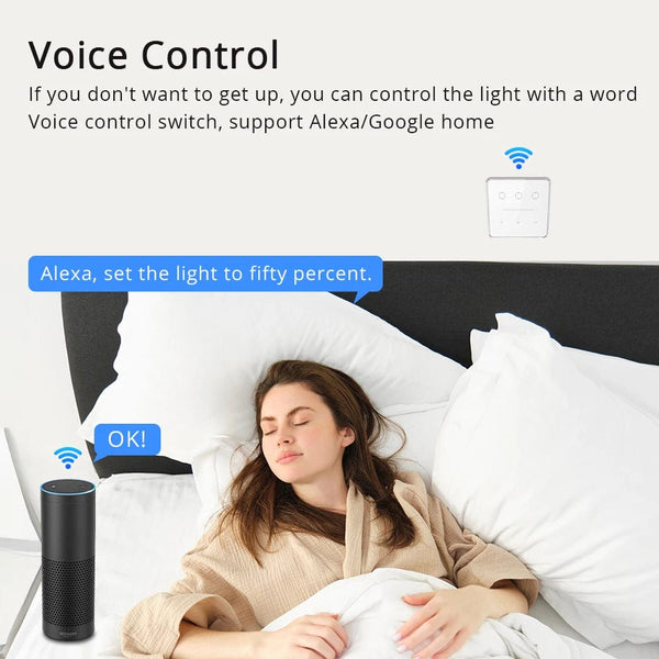 Planet Gates White EU type Zemismart Tuya Zigbee Smart Dimmer Switch 3 Gang Smart Life APP Remote Control US EU Standard Light Switch Percentage Control