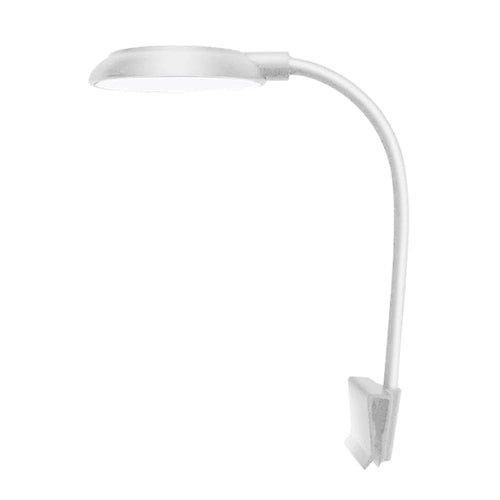 Planet Gates White Fish Tanks Clip-on Light Clamp Aquarium Lights LED Beads White and Blue Lights 360-Degree Rotations 5W USB Plugs