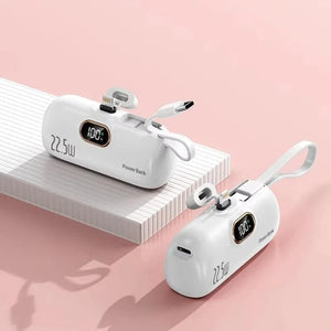 Planet Gates White For iPhone / 30000mAh Mini Convenient Mobile Power Bank 30000mah Portable Fast Charging Suitable For iPhone 16  Samsung Xiaomi External Battery