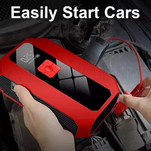 Planet Gates White / france New 1200A 26800mAh Car Jump Starter 4 In 1 Pump Air Compressor Starting Device Power Bank 12V Digital Tire Inflator 150PSI