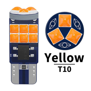 Planet Gates WHITE Guadsun X2 T10 W5W 3030 15SMD 194 LED White 6000K Canbus Super Bright Auto Wedge Lights Turn Side Bulbs Interior Reading Lamp