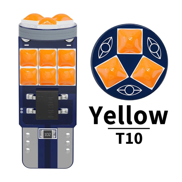 Planet Gates WHITE Guadsun X2 T10 W5W 3030 15SMD 194 LED White 6000K Canbus Super Bright Auto Wedge Lights Turn Side Bulbs Interior Reading Lamp