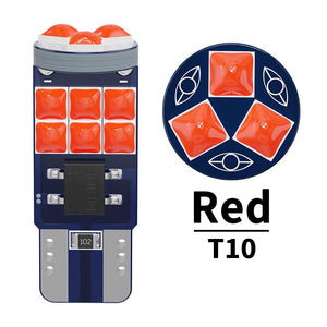 Planet Gates WHITE Guadsun X2 T10 W5W 3030 15SMD 194 LED White 6000K Canbus Super Bright Auto Wedge Lights Turn Side Bulbs Interior Reading Lamp