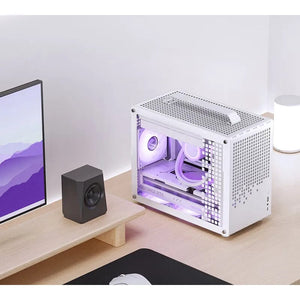 Planet Gates White JONSBO Z20 White Black MATX ATX Chassis 20L Detachable Handle PC Case 163mm Air-Cooled Graphics Card Type-C Desktop 컴퓨터 케이스 Case