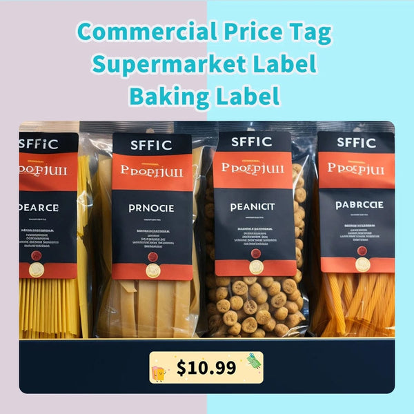 Planet Gates White Label Tape for Phomemo Q30  Printer Paper 3 rolls Label Sticker Paper Roll for Phomemo Labeller Q30 D30 Label Printer