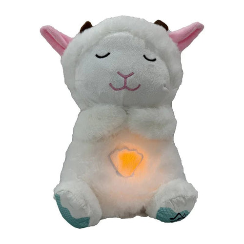 Planet Gates White Lamb / CHINA / 25-30CM Dropshipping Schlummerotter Sleep Plush Koala Sensory Toys Gift Breathing Schlummer Otter Music Appease Gift Plush Dinosaur Toys